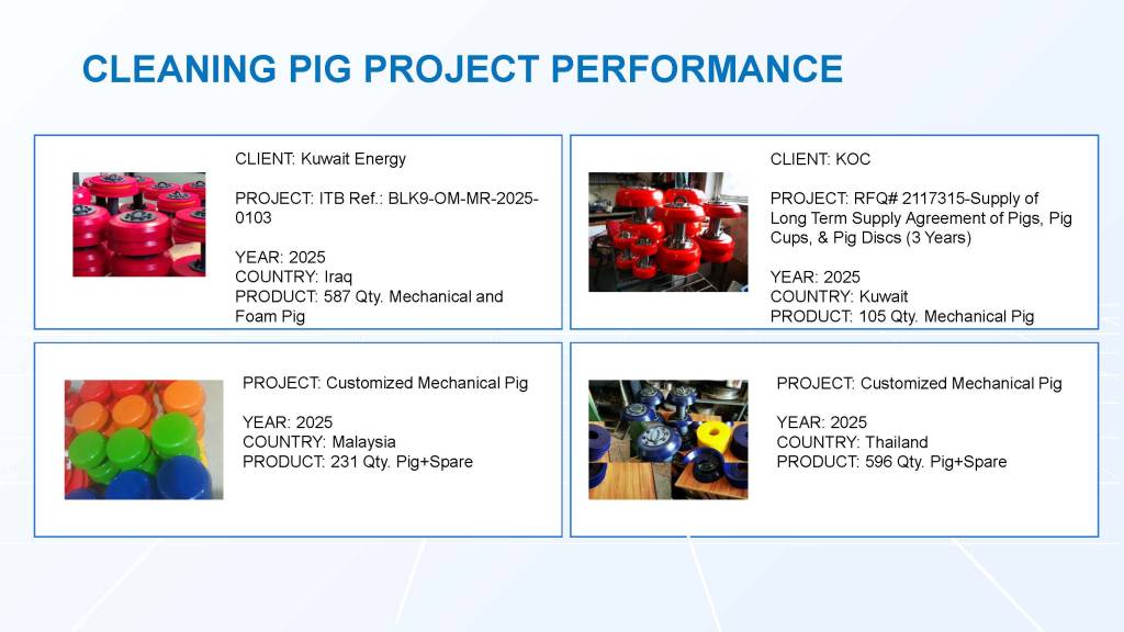 pipeline pigs oil